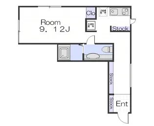 パーチェ東貝沢【2階】の間取り
