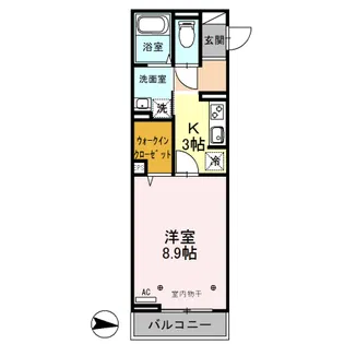 ゴールドパストラルX【3階】の間取り