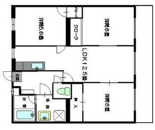 セレスハイム中山【2階】の間取り