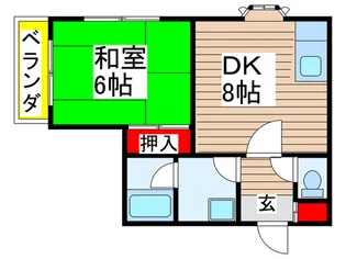 レイジェントハイム【1階】の間取り