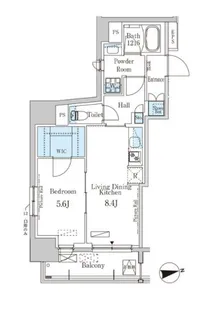 パークアクシス蔵前・春日通り【2階】の間取り