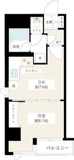 カスタリア新宿御苑【12階】の間取り