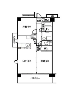 テラス コンコード【3階】の間取り