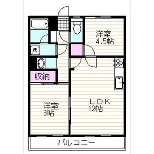 MONTRAY大岡【2階】の間取り