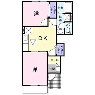 グリーンヒルズ姶良D【1階】の間取り
