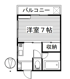サンフラワー【1階】の間取り