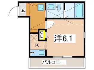 アネックス堀ノ内【1階】の間取り