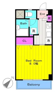 ハイツあずみ【2階】の間取り