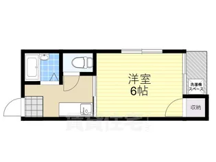 ライフハイツ鶴見【1階】の間取り