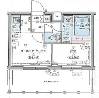 GENOVIA世田谷砧 green veil【5階】の間取り