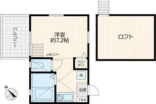 G・Aヒルズ和田町【2階】の間取り