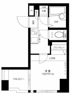 ブライズ後楽園【5階】の間取り