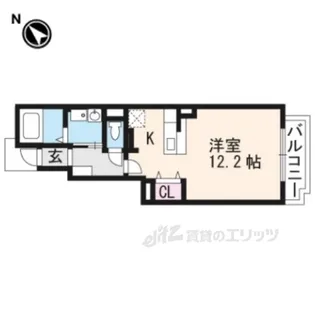 コータ・コートF【1階】の間取り