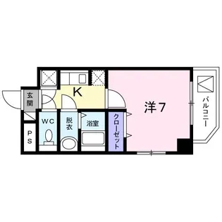 Palacio用賀(パラーシオ【2階】の間取り