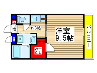 パ-クパレス【1階】の間取り