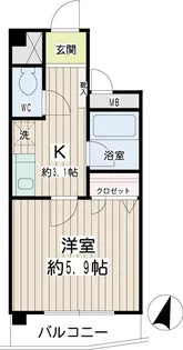 COMESTA?【5階】の間取り
