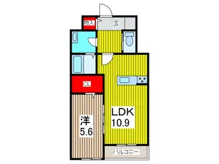 Vieuno Warabi【3階】の間取り