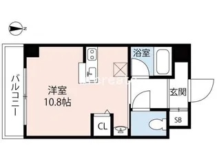 ラナップスクエア南森町【5階】の間取り