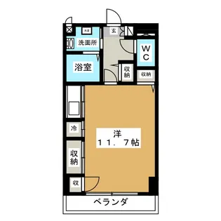 プレディアスタイル葵【13階】の間取り