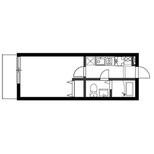 モダンアパートメント日吉view【2階】の間取り