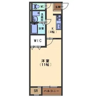 ボラール鞍月【2階】の間取り