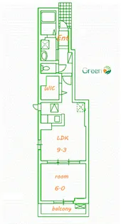 スノーリバーII【1階】の間取り