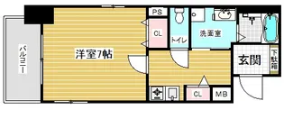 プレサンス神戸駅前【11階】の間取り