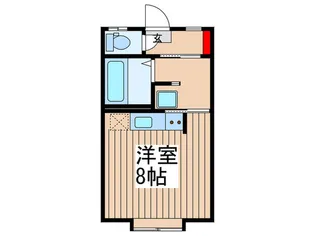 ウッドハイム【1階】の間取り