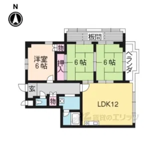 VillaVIZCAYA【6階】の間取り