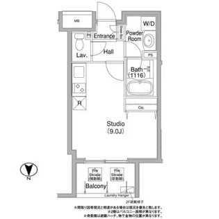 コンフォリア銀座EAST【6階】の間取り