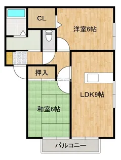 シャルムコートIII【1階】の間取り