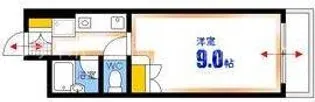 白島森野ビル【10階】の間取り