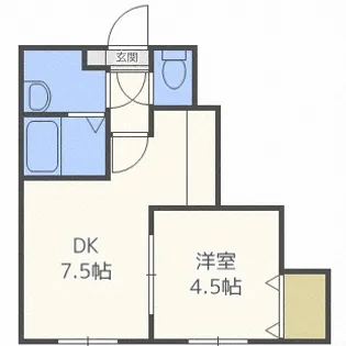 珊瑚第三マンション【2階】の間取り