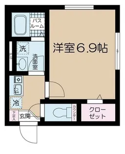 フェリーチェ方南町A【2階】の間取り