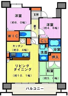 レーベンハイム川越ルミアージュ【15階】の間取り