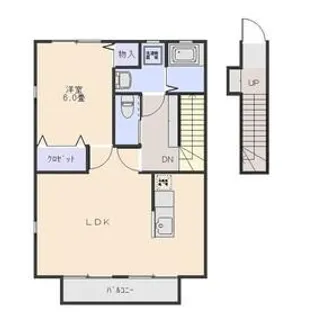 アークトゥルスG【2階】の間取り