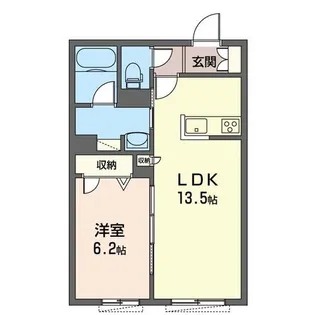 ヌーベルヴィー湘南台II【1階】の間取り
