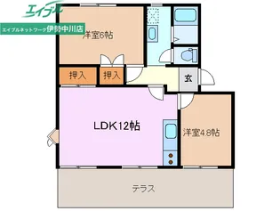メゾン近【1階】の間取り