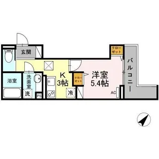 ピュアハイム大倉山【1階】の間取り