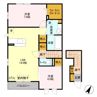 プリムヴィラ【2階】の間取り