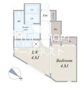 グランフォルト護国寺【1階】の間取り