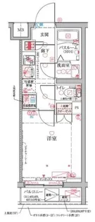 クレヴィスタ横浜大口【3階】の間取り