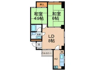 谷口ビル【2階】の間取り