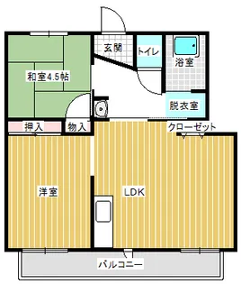 仁田脇マンション【2階】の間取り