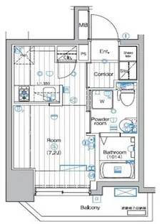 SYNEX 横濱阪東橋【2階】の間取り