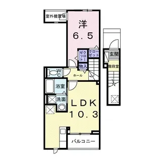 ヴィラ グレイスA【2階】の間取り