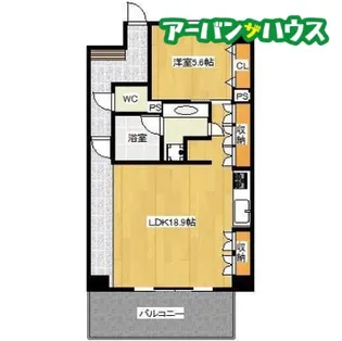 PIKE PLACE 南方【5階】の間取り