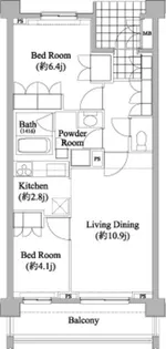 プライムメゾン武蔵野の杜【3階】の間取り