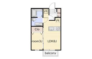 パールメゾンII【1階】の間取り