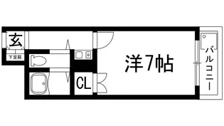 エルベラーノ宝塚【3階】の間取り